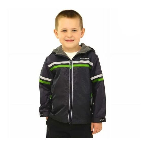 London Fog Boy Kid's Midweight Jacket Navy Size 3T - Picture 1 of 9